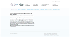 Desktop Screenshot of fitforkids.dk
